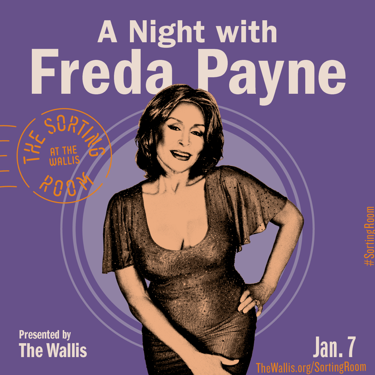 An Evening with Freda Payne. The Sorting Room at The Wallis.